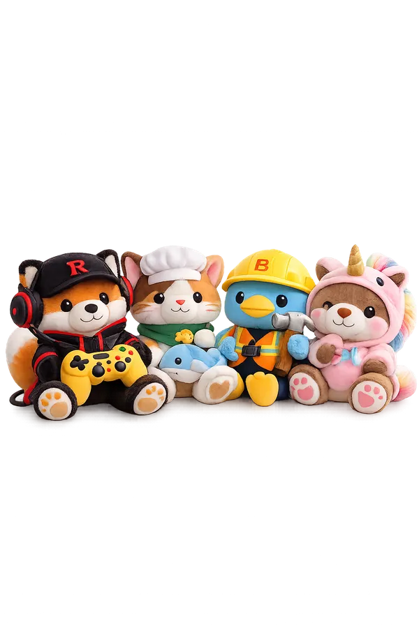 Plush styles and options